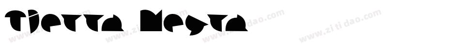 Tierra Negra字体转换
